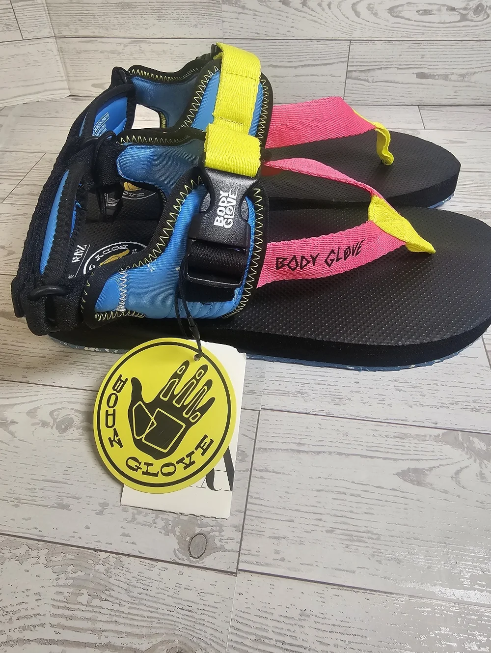 ZARA x Body Glove Colorful Sport Sandals EU 36–39 US 6–8.5 Adjustable Beach Thon - Picture 6 of 8